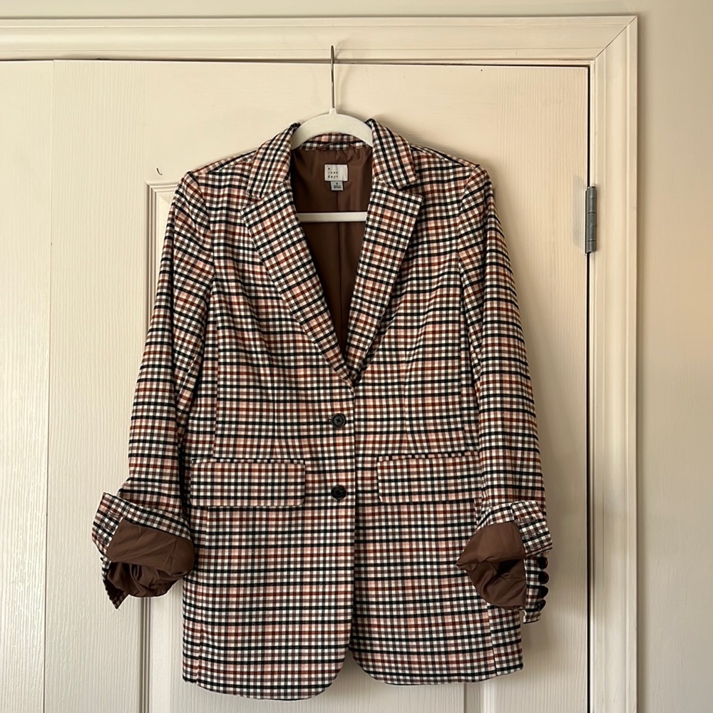 Oversized Target Blazer